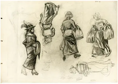 Stående kvinnor av Johannes Josephus Aarts