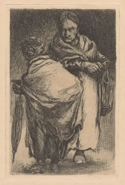 Två kvinnor av Johannes Josephus Aarts