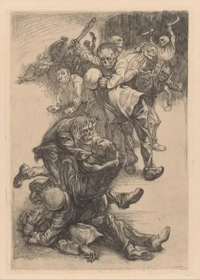Vechtende monsters av Johannes Josephus Aarts