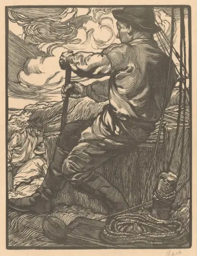 Arbetare som vrider sig av Johannes Josephus Aarts