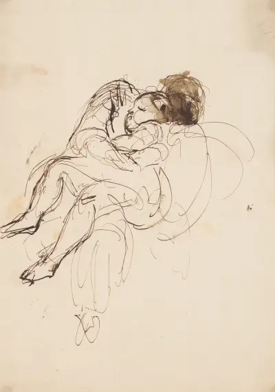 Vuxen och barn av Sir Joshua Reynolds