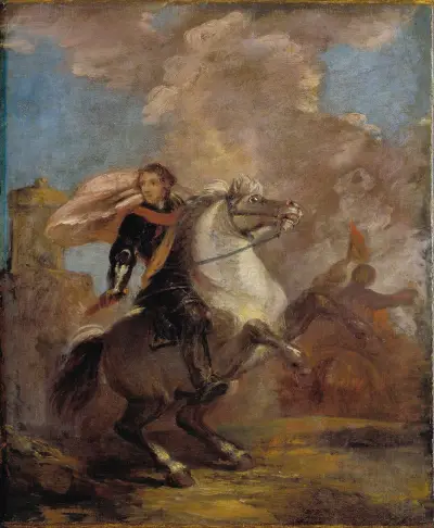 En officer till häst av Sir Joshua Reynolds