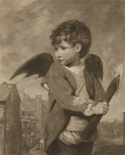 Amor som länkpojke av Sir Joshua Reynolds
