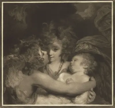 Skyddsänglar av Sir Joshua Reynolds