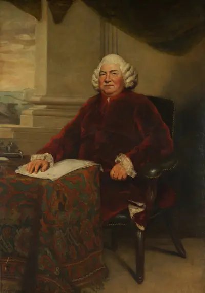 John Barker (1707–1787) av Sir Joshua Reynolds