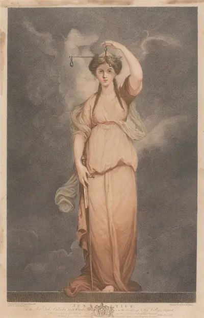 Rättvisan av Sir Joshua Reynolds