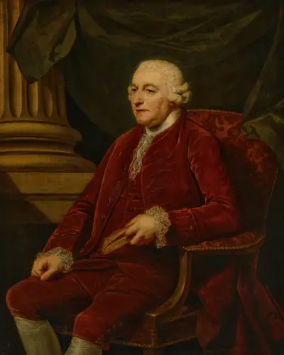 Porträtt av Charles Pratt, 1:e earl Camden (1714–1794) av Sir Joshua Reynolds