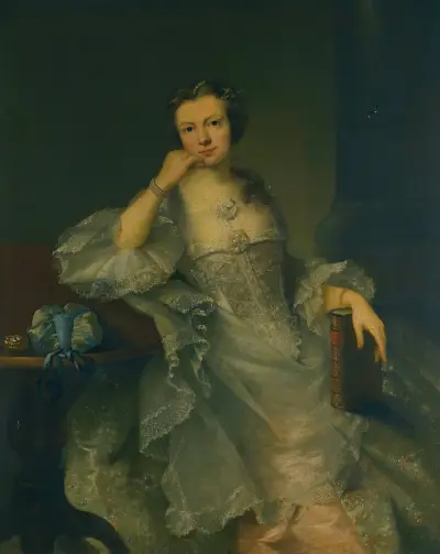 Portrait Of Miss Bullock av Sir Joshua Reynolds