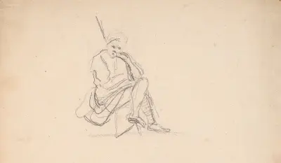 Sittande figur av Sir Joshua Reynolds