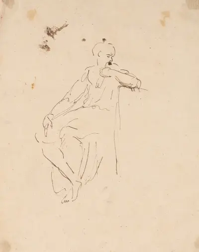 Sittande man av Sir Joshua Reynolds