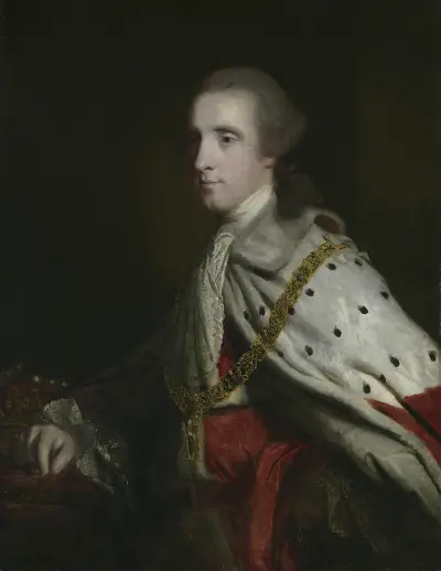 Den 4:e hertigen av Queensberry ("Old Q") som earl av March av Sir Joshua Reynolds