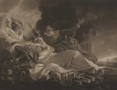 Didos död av Sir Joshua Reynolds