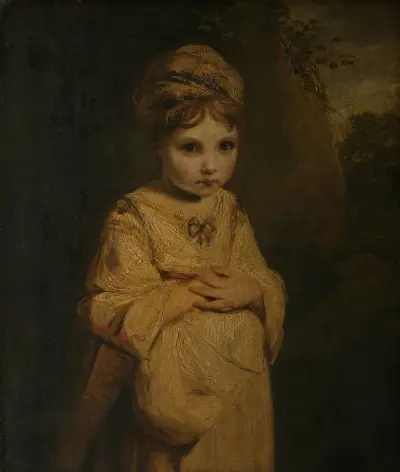 The Strawberry Girl av Sir Joshua Reynolds