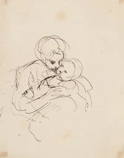 Kvinna och barn av Sir Joshua Reynolds