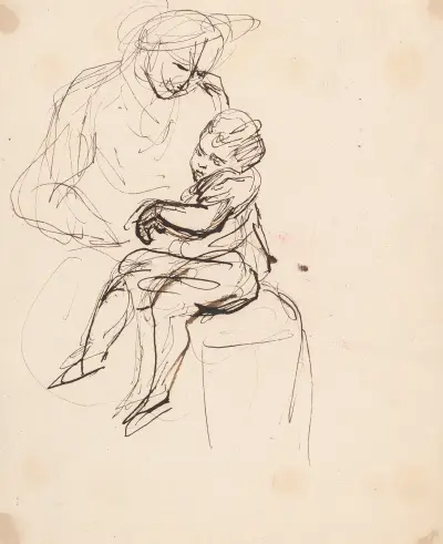 Kvinna och barn av Sir Joshua Reynolds