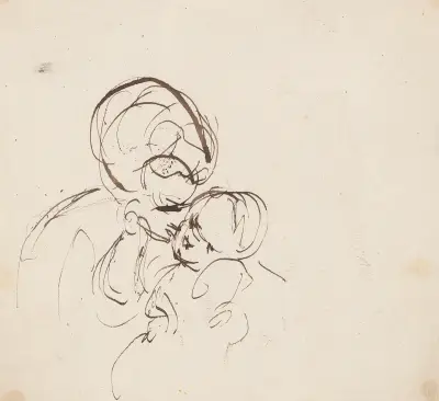 Kvinna och barn av Sir Joshua Reynolds
