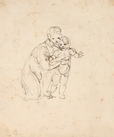 Kvinna och barn av Sir Joshua Reynolds