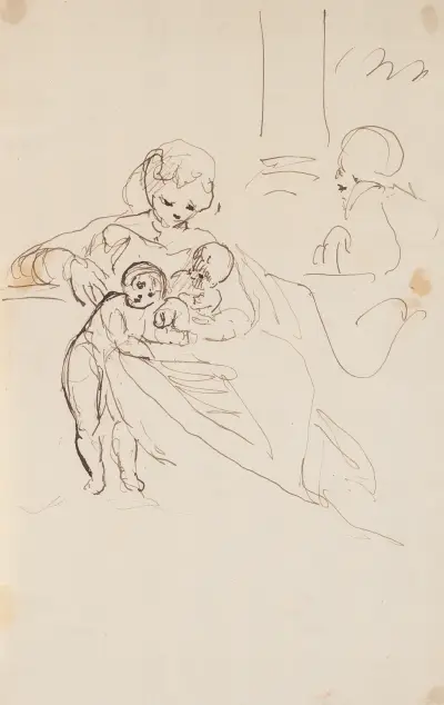 Kvinna och barn av Sir Joshua Reynolds