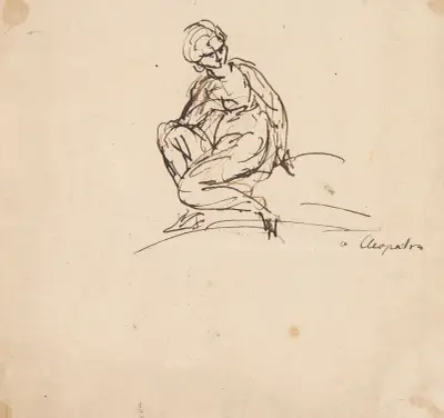 Kvinna 'Kleopatra' av Sir Joshua Reynolds