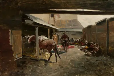 Backyard av Jozef Brandt