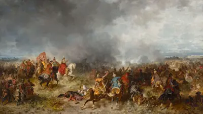 Chodkiewicz vid Chocim av Jozef Brandt