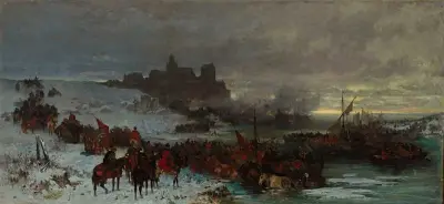 Czarniecki vid Kolding av Jozef Brandt