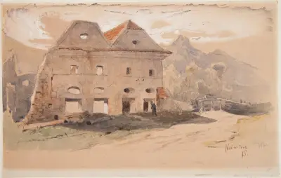 Kornbod i Kazimierz vid Weichsel av Jozef Brandt