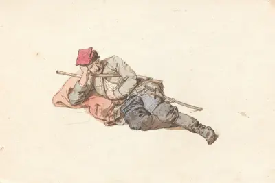 Krakow dweller – insurgent, lying av Jozef Brandt