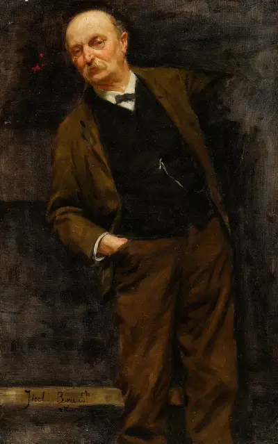Porträtt av Artur Potocki av Jozef Brandt