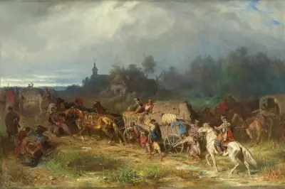 Returning Home, ‘Patient Transport (Polish Camp)’ av Jozef Brandt