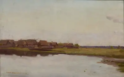 Byn vid vattnet av Jozef Chelmonski