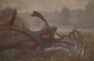Wilderness; Forest Windfalls, sketch av Jozef Chelmonski