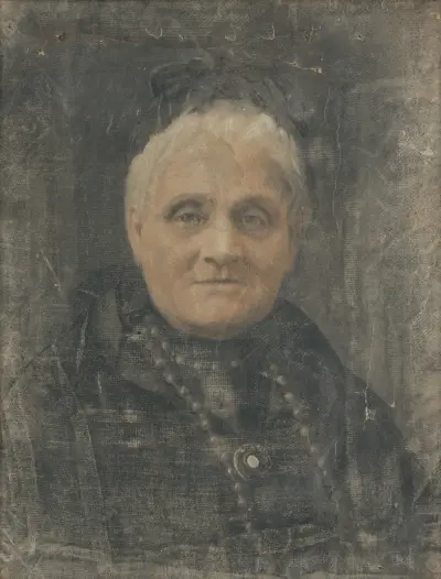 Portrait of a woman, 1928 av Jozef Hanula