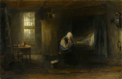 ‘Alone in the World’ av Jozef Israëls