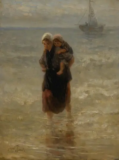 På havet av Jozef Israëls