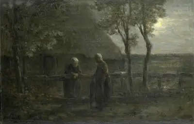 Grannskvaller av Jozef Israëls