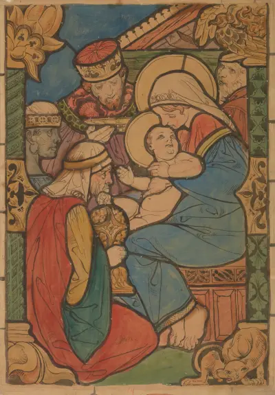 Adoration of the Magi von Józef Mehoffer