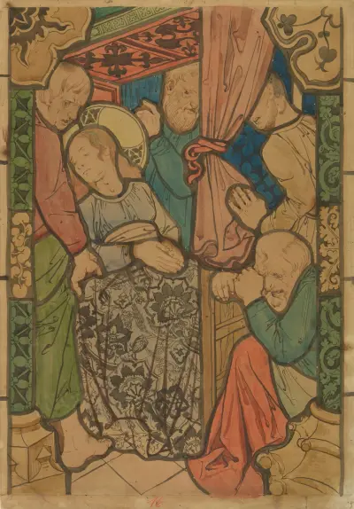 Asleep of Mary von Józef Mehoffer