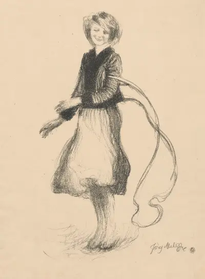 Horse on the loose (Helcia Tatarówna) av Józef Mehoffer