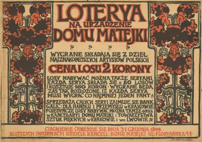Lotteri till Matejkos hus av Józef Mehoffer