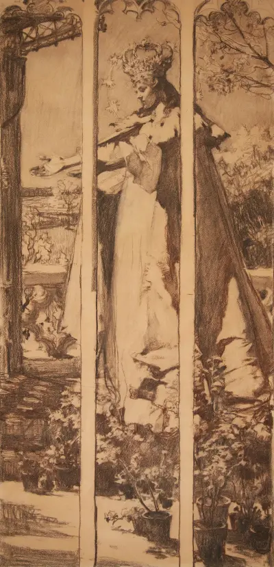 Madonnan, Polens drottning av Józef Mehoffer