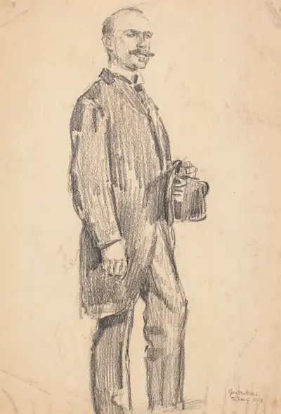 Pierre Aeby av Józef Mehoffer