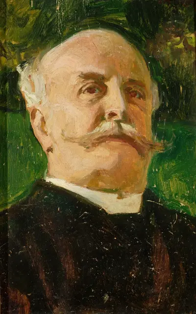 Portrait of Juliusz Kossak av Józef Mehoffer