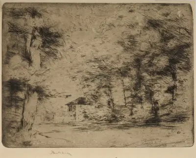 Alley in Meudon av Józef Pankiewicz