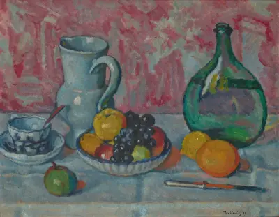 Still Life with a Knife av Józef Pankiewicz