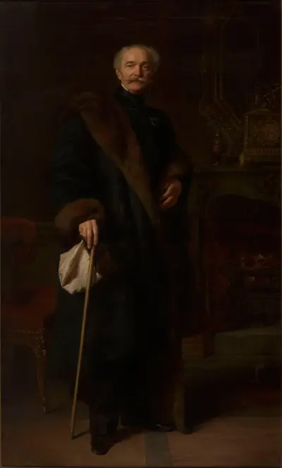Portrait of colonel Konstanty Fiszer av Józef Simmler