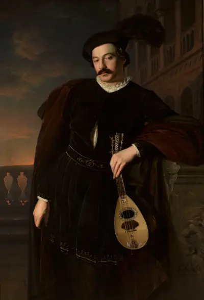 Portrait of Wilhelm Troszel av Józef Simmler