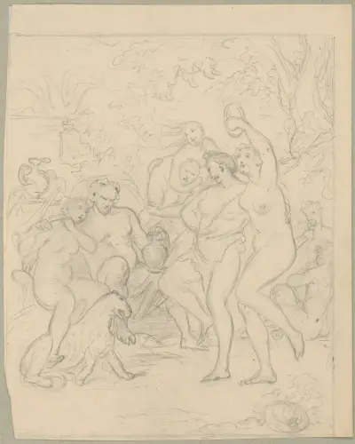 S:t Casimir – teckning efter Franciszek Wacław Balcewiczs gravyr från 1749 av Józef Simmler