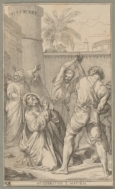 S:t Matteus apostel – S:t Matteus martyrium av Józef Simmler