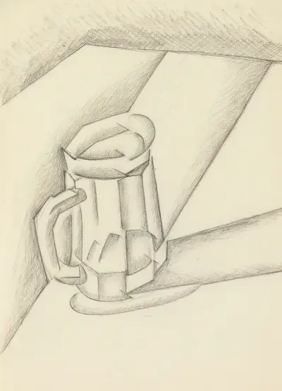 Bock De Bière av Juan Gris